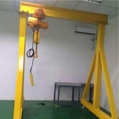 সমাবেশ কর্মশালা 3.5T মোবাইল গ্যান্ট্রি ক্রেন স্প্যান 7 মি